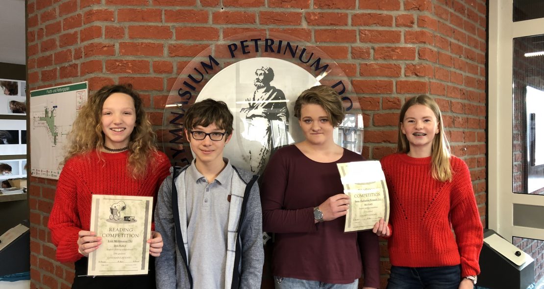 Reading Competition 2017 / 2018 der Klassen 6 & 7