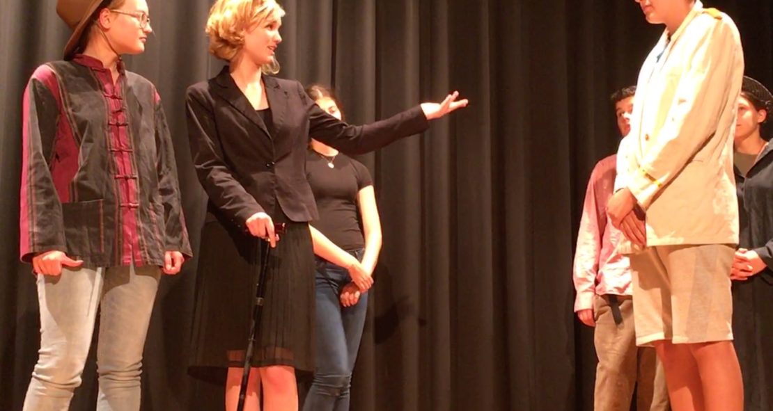 Die Theater-AG der Sekundarstufe am Marler Theater