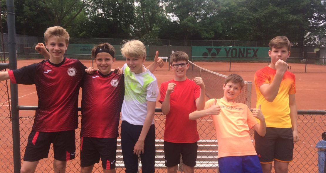 Erfolgreiche Tennisschulmannschaft