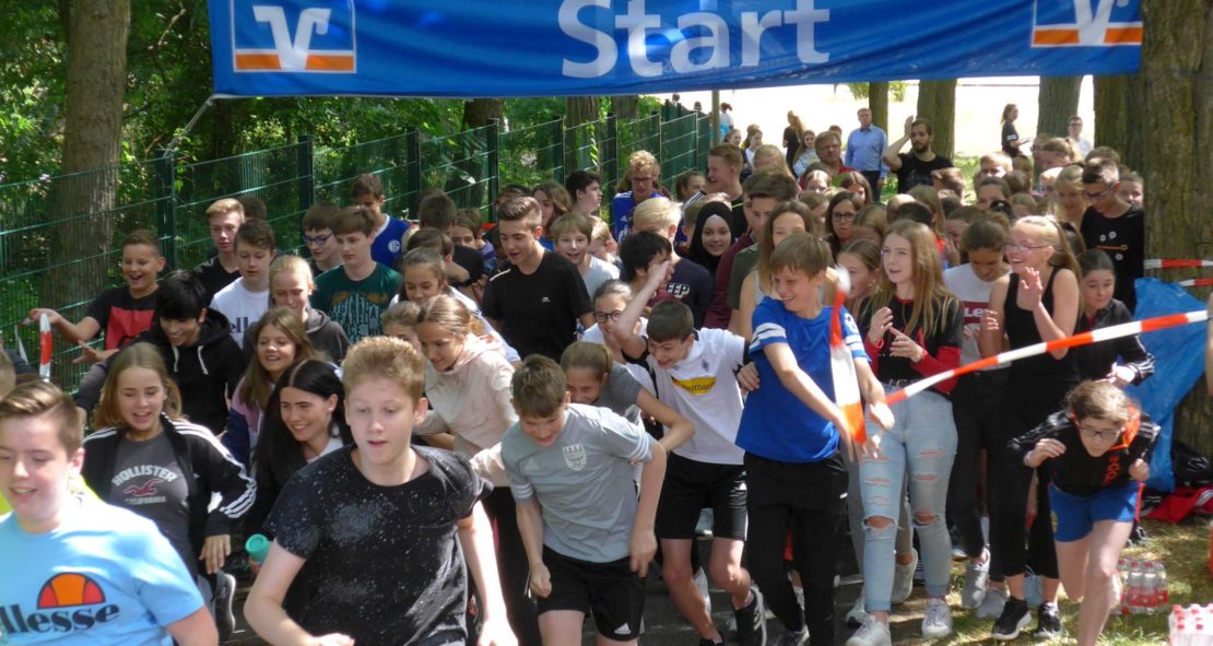 Voller Einsatz beim Sponsorenlauf des Petrinum