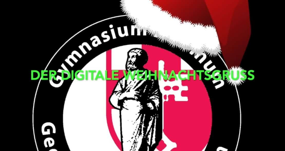 Digitaler Weihnachtsgruß des Gymnasium Petrinum