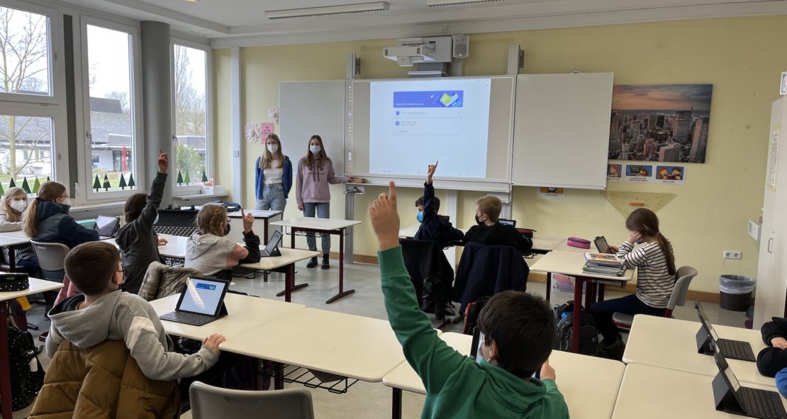 Internetführerschein in der Erprobungsstufe durch die Medienscouts durchgeführt