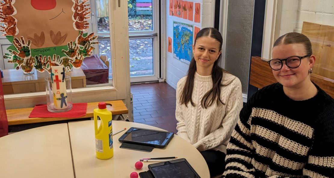 Besuch im Kindergarten und in der Grundschule