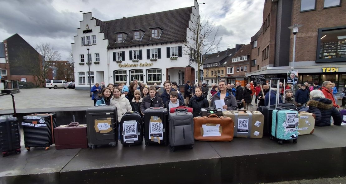 Koffermarsch am Holocaustgedenktag 27.1.2025
