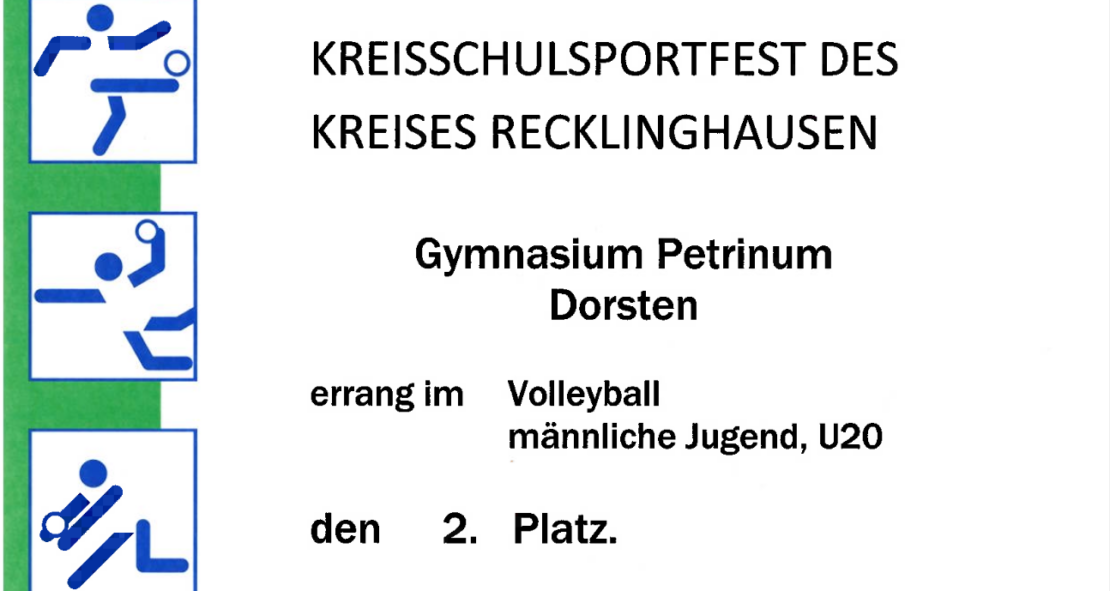 Landessportfest der Schulen – Volleyball U20 männlich