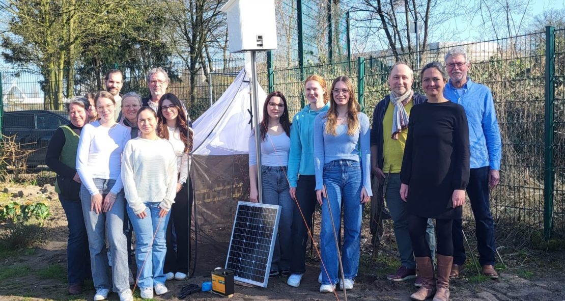 Insektenmonitoring mit KI Unterstützung: Projekt KInsecta im Schulgarten