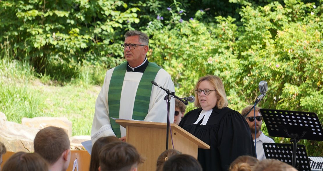 Erfolgreiche Kollekte beim Abiturgottesdienst