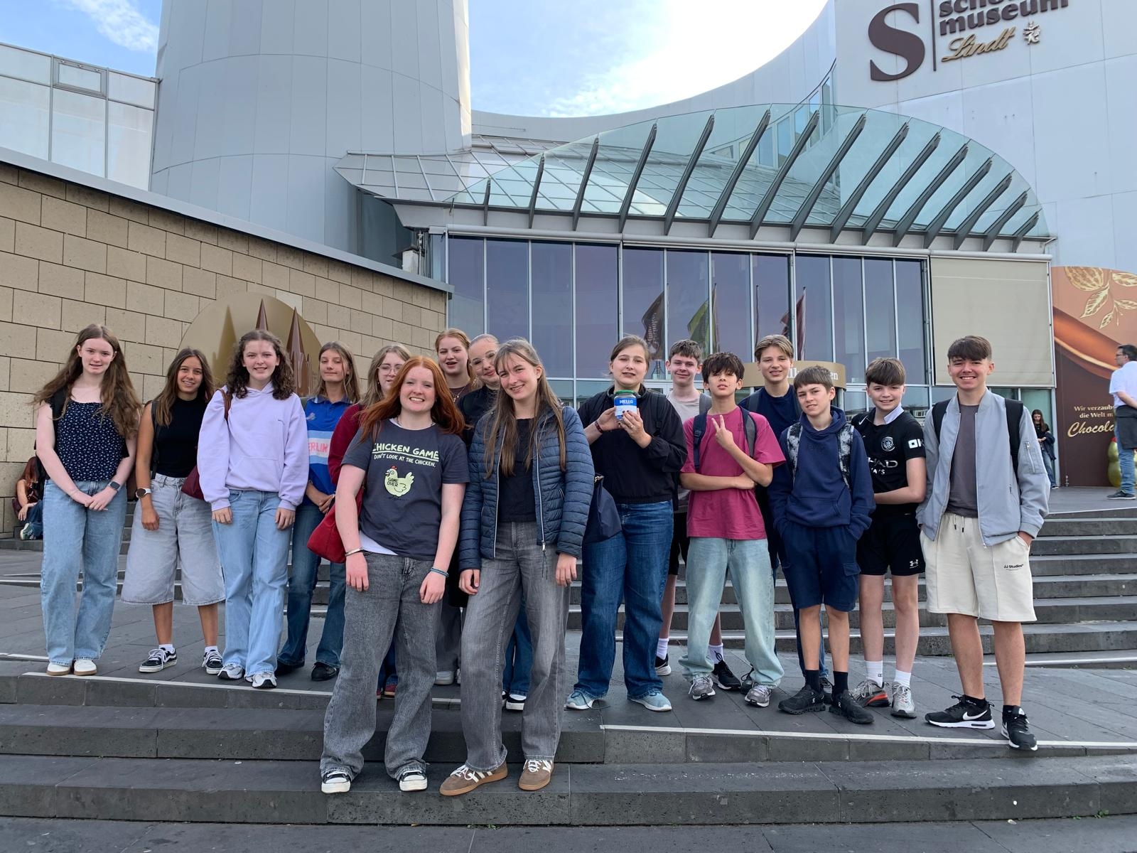 Besuch am Petrinum von der Ballyclare Highschool (Nordirland)