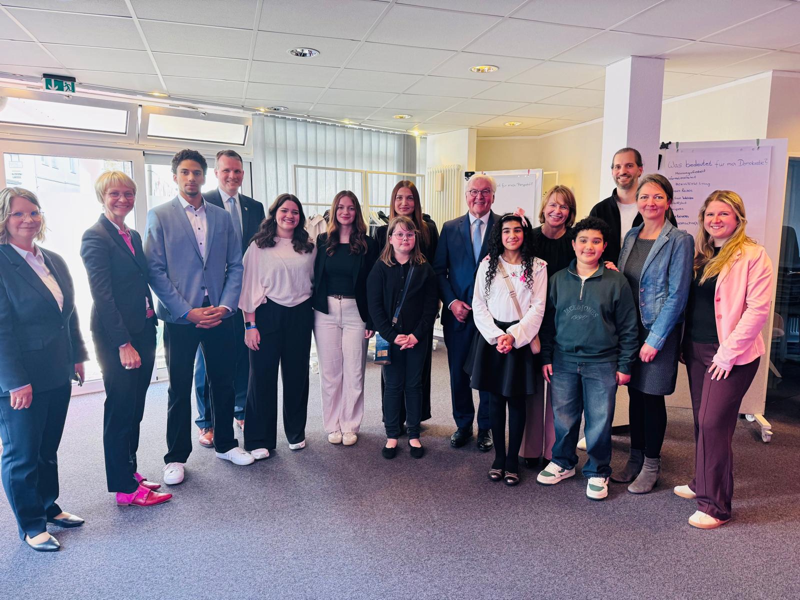 Besuch des Bundespräsidenten bei den Tagen des Grundgesetzes